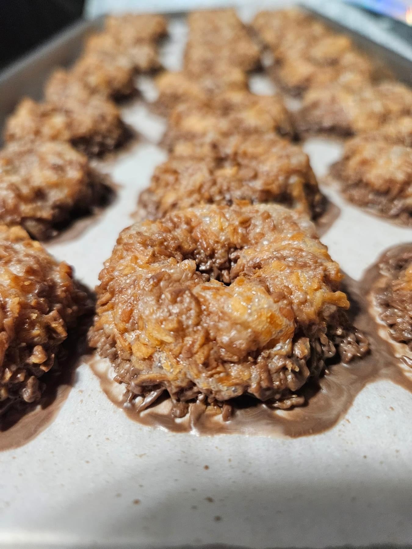 Coconut Caramel Cookies